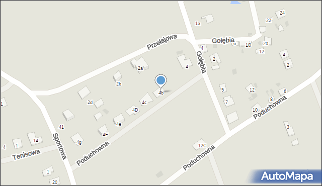 Piotrków Kujawski, Chabrowa, 4b, mapa Piotrków Kujawski