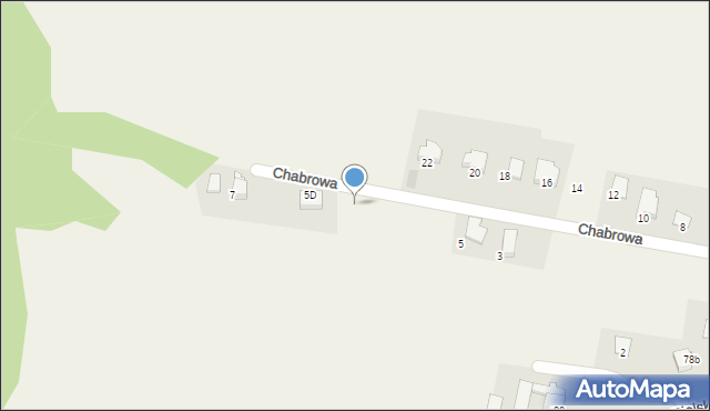 Pisarzowice, Chabrowa, 5c, mapa Pisarzowice