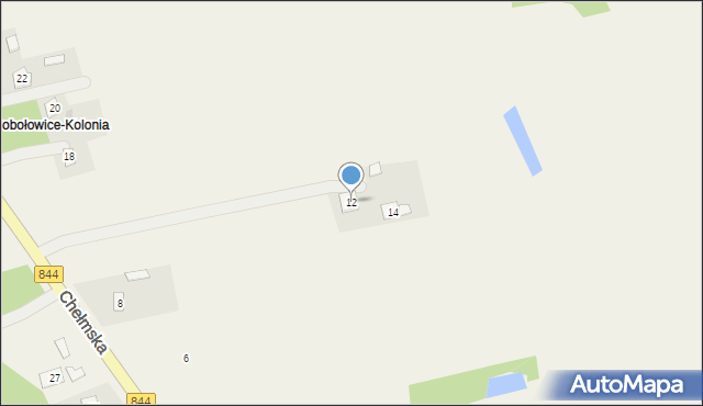 Pobołowice-Kolonia, Chełmska, 12, mapa Pobołowice-Kolonia