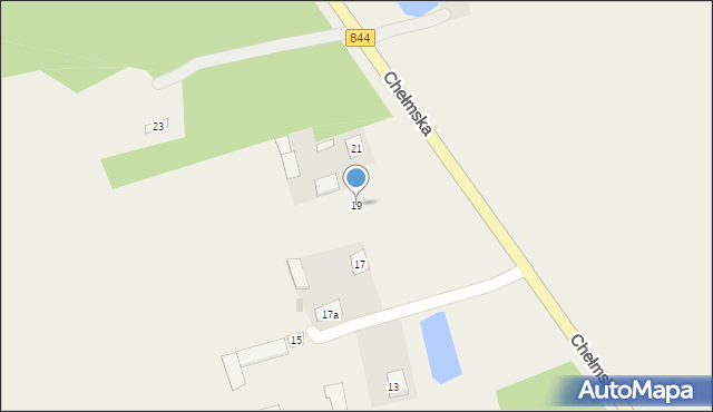 Pobołowice-Kolonia, Chełmska, 19, mapa Pobołowice-Kolonia