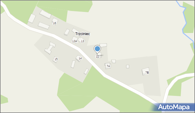 Podpolichno, Charężów, 12, mapa Podpolichno