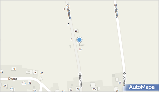 Przecieszyn, Chabrowa, 12, mapa Przecieszyn