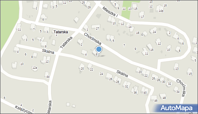 Przemyśl, Chocimska, 8, mapa Przemyśla