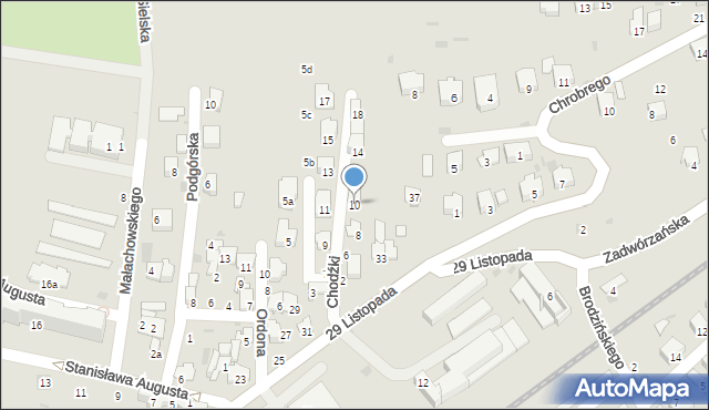 Przemyśl, Chodźki Ignacego, 10, mapa Przemyśla