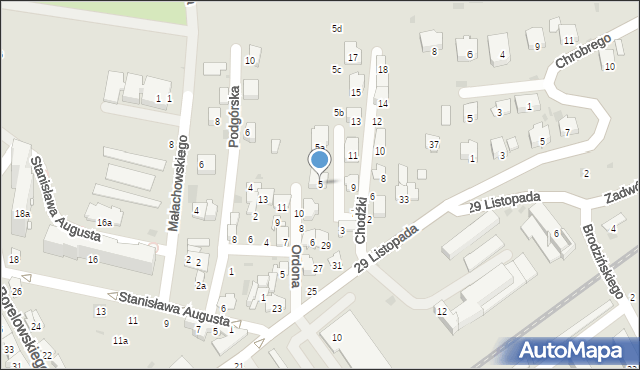 Przemyśl, Chodźki Ignacego, 5, mapa Przemyśla