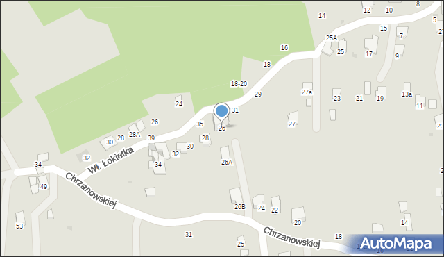 Przemyśl, Chrzanowskiej Zofii, 26, mapa Przemyśla