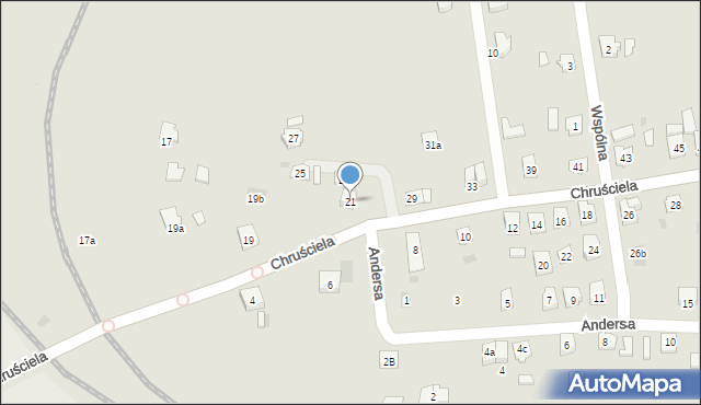 Przeworsk, Chruściela-Montera Antoniego, gen., 21, mapa Przeworsk
