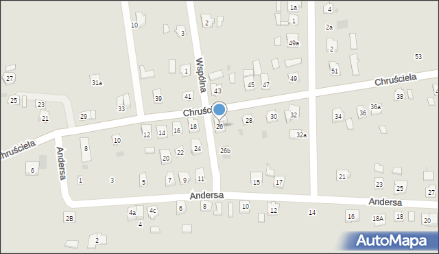 Przeworsk, Chruściela-Montera Antoniego, gen., 26, mapa Przeworsk