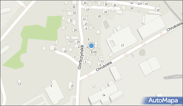 Przeworsk, Chruściela-Montera Antoniego, gen., 3, mapa Przeworsk
