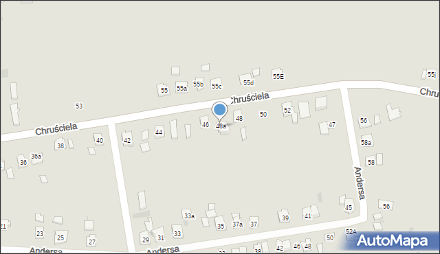 Przeworsk, Chruściela-Montera Antoniego, gen., 48a, mapa Przeworsk