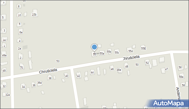Przeworsk, Chruściela-Montera Antoniego, gen., 55, mapa Przeworsk