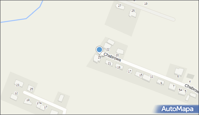 Przyjaźń, Chabrowa, 23, mapa Przyjaźń