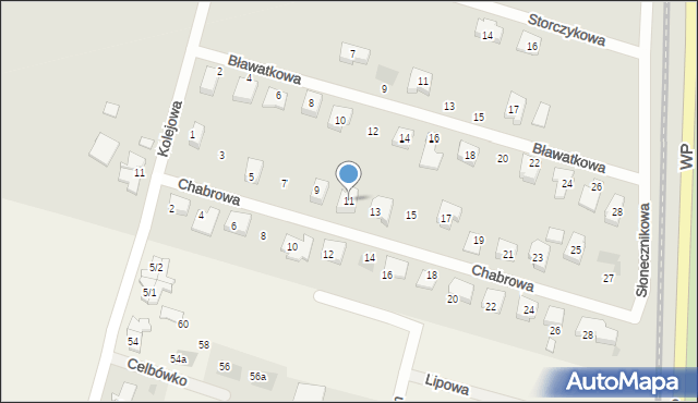 Puck, Chabrowa, 11, mapa Puck