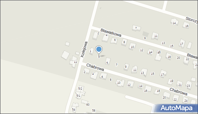 Puck, Chabrowa, 3, mapa Puck