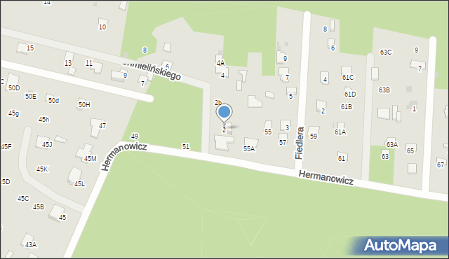 Radom, Chmielińskiego Zygmunta Adama, 2, mapa Radomia