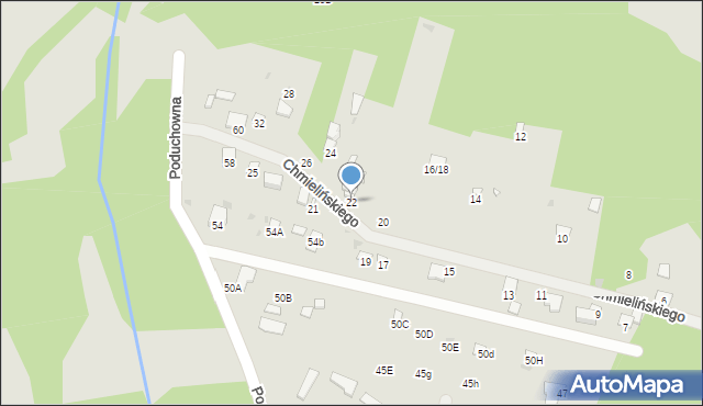 Radom, Chmielińskiego Zygmunta Adama, 22, mapa Radomia