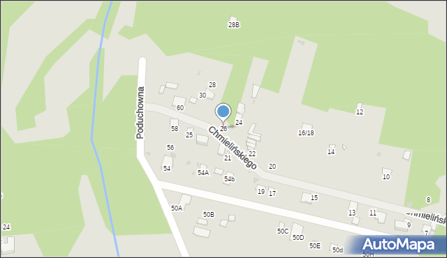 Radom, Chmielińskiego Zygmunta Adama, 26, mapa Radomia