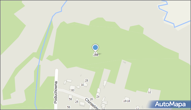 Radom, Chmielińskiego Zygmunta Adama, 28B, mapa Radomia