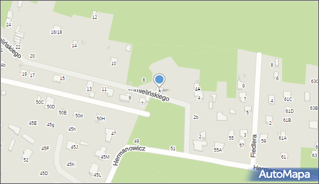 Radom, Chmielińskiego Zygmunta Adama, 6, mapa Radomia