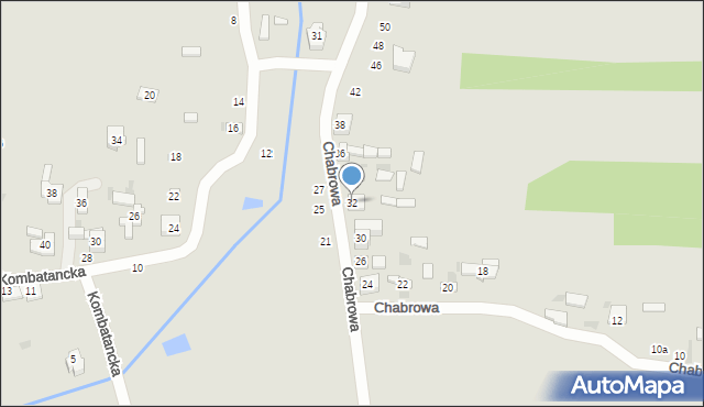 Radomsko, Chabrowa, 32, mapa Radomsko