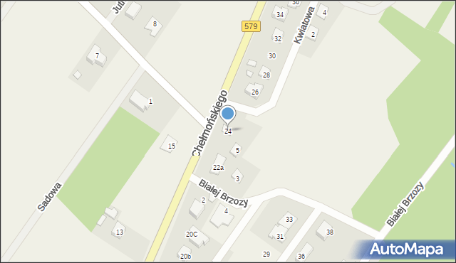 Radziejowice, Chełmońskiego Józefa, 24, mapa Radziejowice