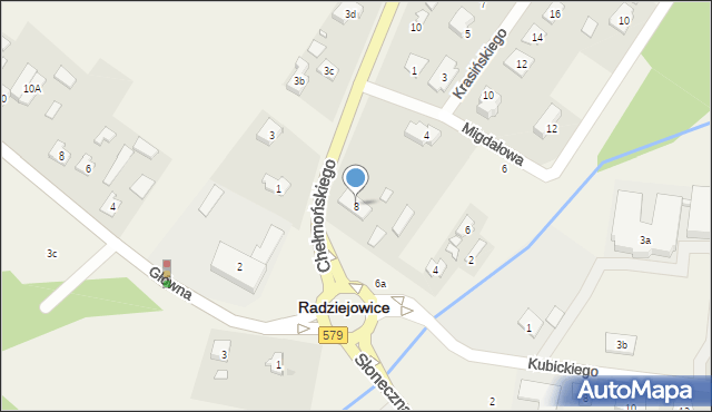 Radziejowice, Chełmońskiego Józefa, 8, mapa Radziejowice