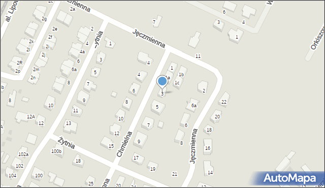 Reda, Chmielna, 3, mapa Reda