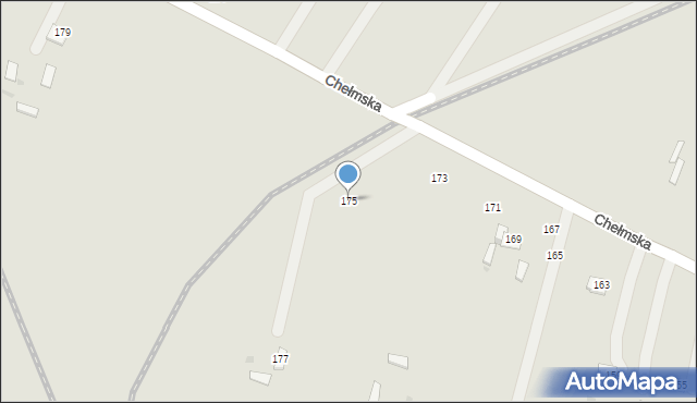 Rejowiec Fabryczny, Chełmska, 175, mapa Rejowiec Fabryczny