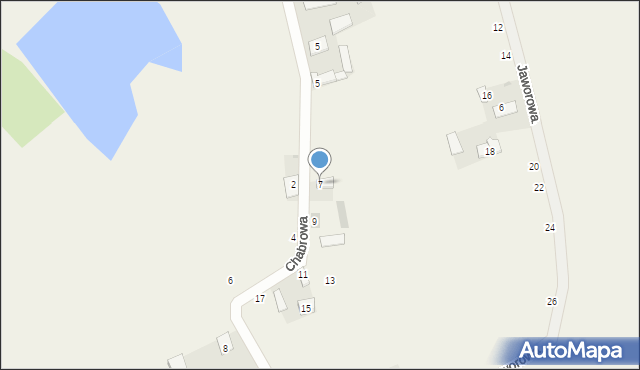 Rempin, Chabrowa, 7, mapa Rempin