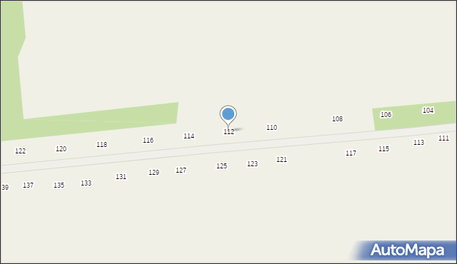 Różanka, Chmielna, 112, mapa Różanka