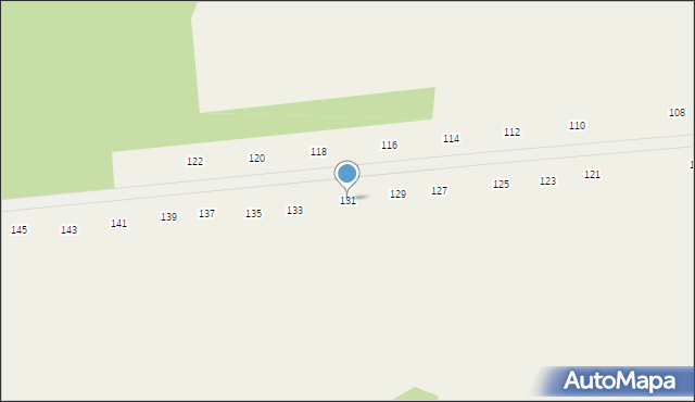 Różanka, Chmielna, 131, mapa Różanka