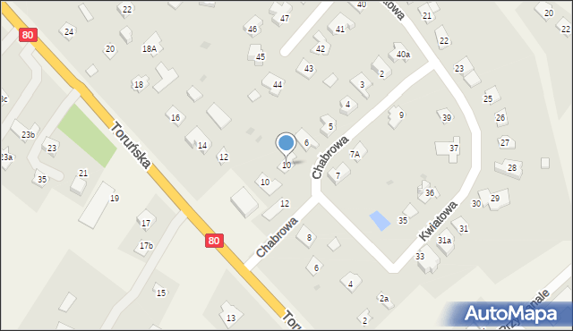 Rozgarty, Chabrowa, 10, mapa Rozgarty