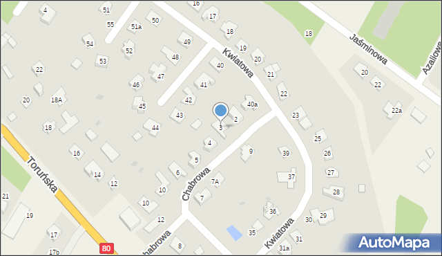 Rozgarty, Chabrowa, 3, mapa Rozgarty