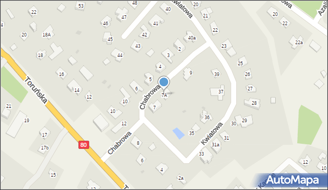 Rozgarty, Chabrowa, 7A, mapa Rozgarty