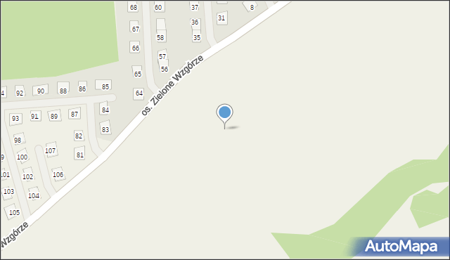 Rozłogi, Chabrowa Dolina, 15, mapa Rozłogi