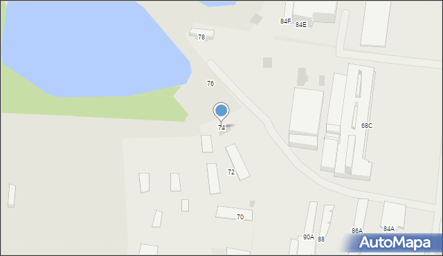 Ruda Śląska, Chorzowska, 74, mapa Rudy Śląskiej