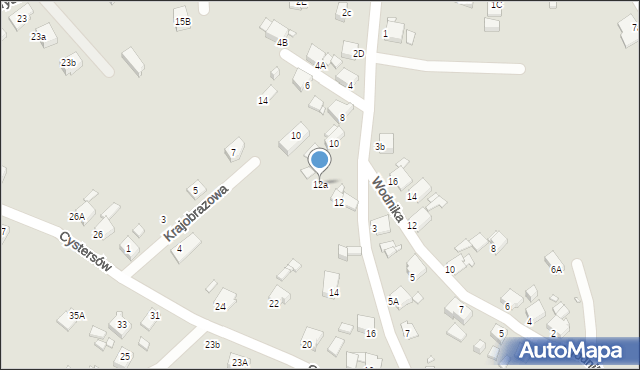 Rybnik, Chwałęcicka, 12a, mapa Rybnika