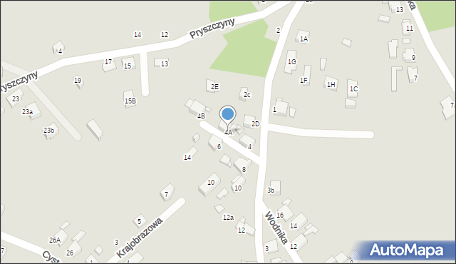 Rybnik, Chwałęcicka, 4A, mapa Rybnika