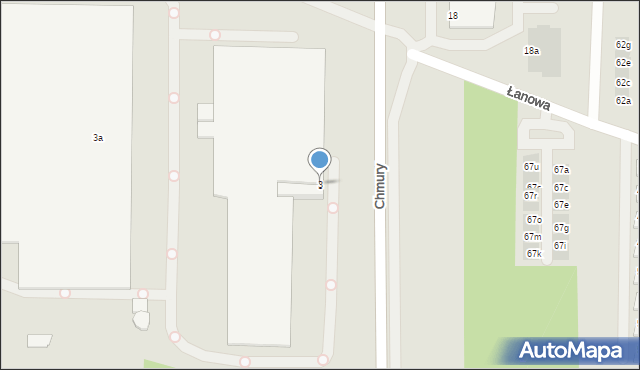 Rzeszów, Chmury Ludwika, 3, mapa Rzeszów