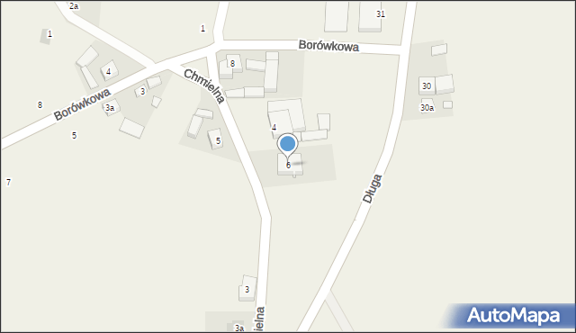 Sarbinowo, Chmielna, 6, mapa Sarbinowo