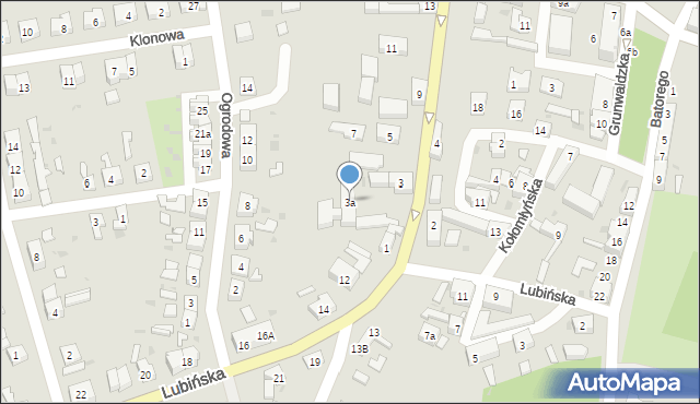 Ścinawa, Chobieńska, 3a, mapa Ścinawa