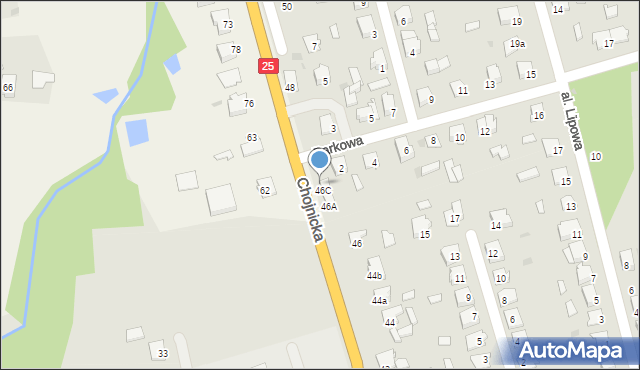 Sępólno Krajeńskie, Chojnicka, 46D, mapa Sępólno Krajeńskie