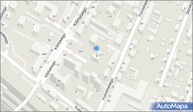 Siedlce, Chałubińskiego Tytusa, 4, mapa Siedlce