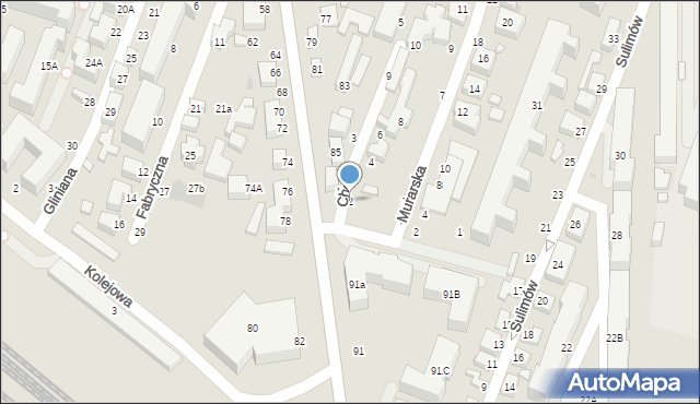 Siedlce, Chejły Erazma, 2, mapa Siedlce