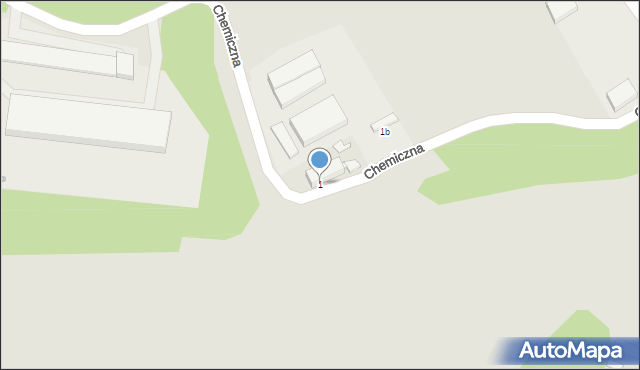 Siemianowice Śląskie, Chemiczna, 1, mapa Siemianowice Śląskie