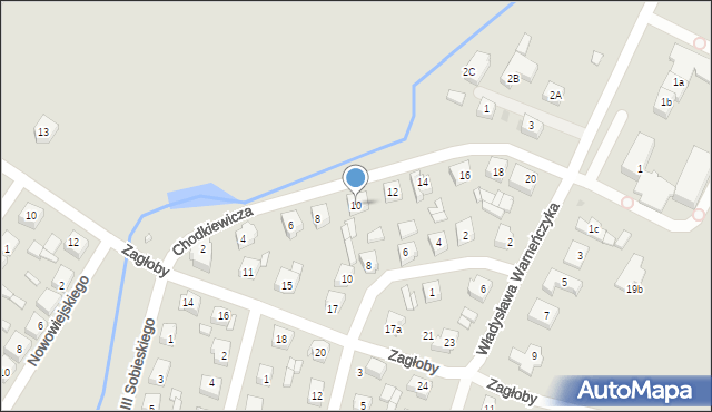 Sieradz, Chodkiewicza Jana Karola, hetm., 10, mapa Sieradz