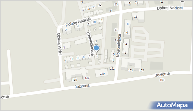 Siewierz, Chmielowskie, 1, mapa Siewierz