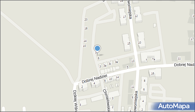 Siewierz, Chmielowskie, 8, mapa Siewierz