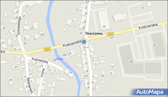 Skarszewy, Chojnicka, 2, mapa Skarszewy