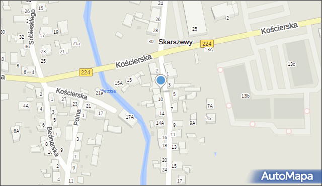 Skarszewy, Chojnicka, 8, mapa Skarszewy